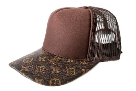 louis vuitton trucker hat|louis vuitton monogram hat.